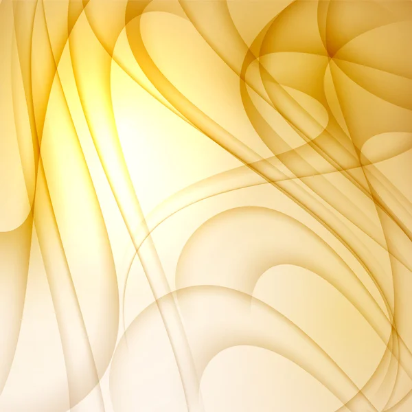 曲线线黄色抽象背景. — 图库矢量图片#