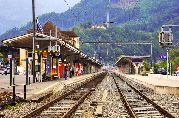 Estação Interlaken Oeste . — Fotografia de Stock