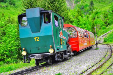 Rothorn Brienz için tren.