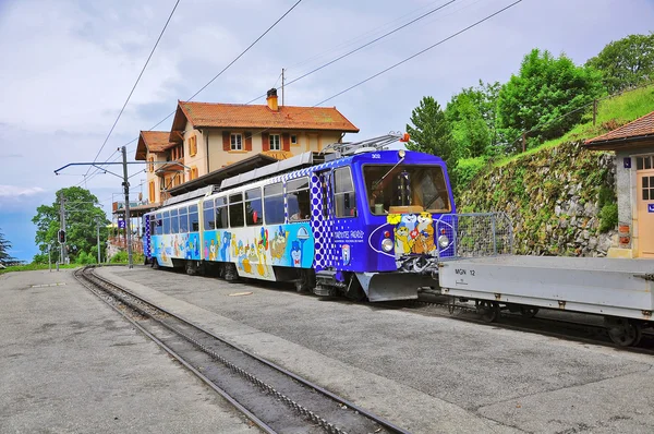 Treno ruota dentata passeggeri . — Foto Stock