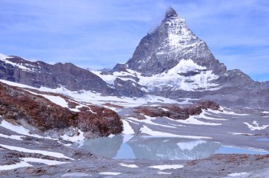 Matterhorn dağ. İsviçre.