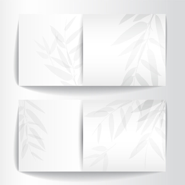 Banners with bamboo trees.