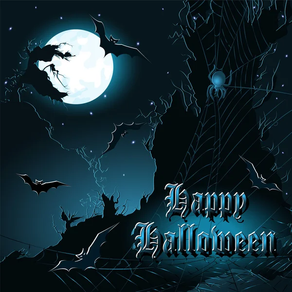 Sfondo Halloween. Illustrazione vettoriale . — Vettoriale Stock