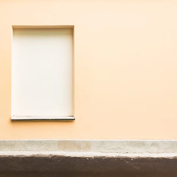 Closed window with the concrete. — Stock Photo, Image