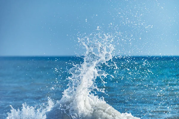 Onda Dell Acqua Mare Durante Giorno Soleggiato Mar Nero — Foto Stock
