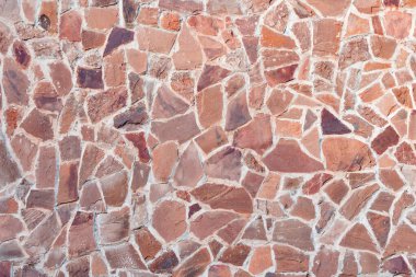 Eski binanın kahverengi taş duvarı..