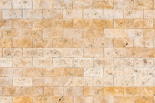 Yellow Clean Stone Wall Building — Stock Photo, Image