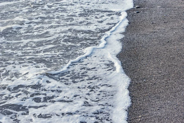 Vlna Mořské Vody Večerních Hodinách — Stock fotografie