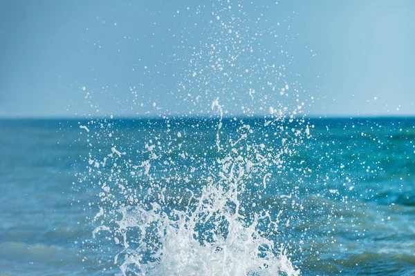 Onda Dell Acqua Mare Durante Giorno Soleggiato Mar Nero — Foto Stock