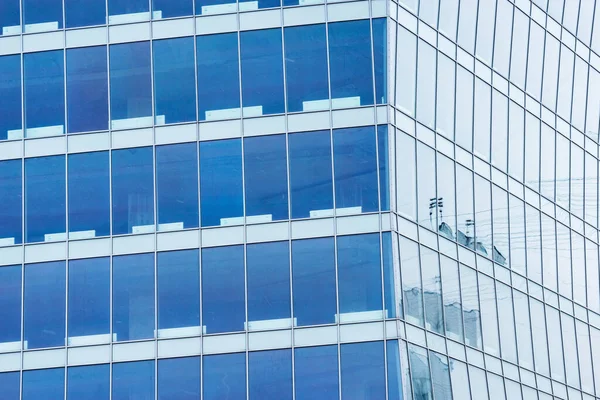 Edificio Oficinas Centro Ciudad Negocios Invierno —  Fotos de Stock