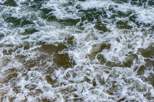 Κύμα Του Θαλασσινού Νερού Την Ηλιόλουστη Μέρα Μαύρη Θάλασσα — Φωτογραφία Αρχείου