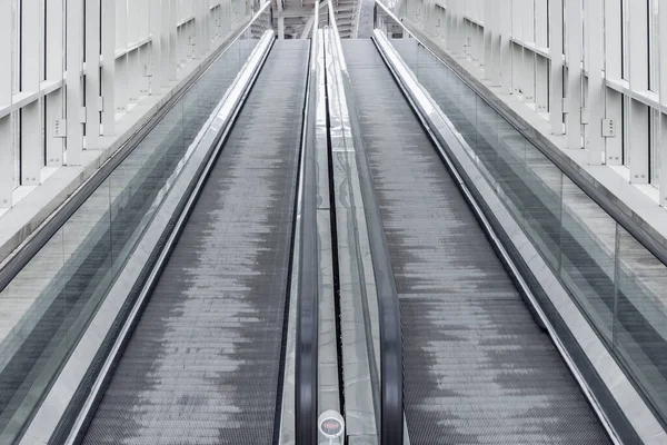 Voies Escalator Mobiles Vides Près Gare — Photo
