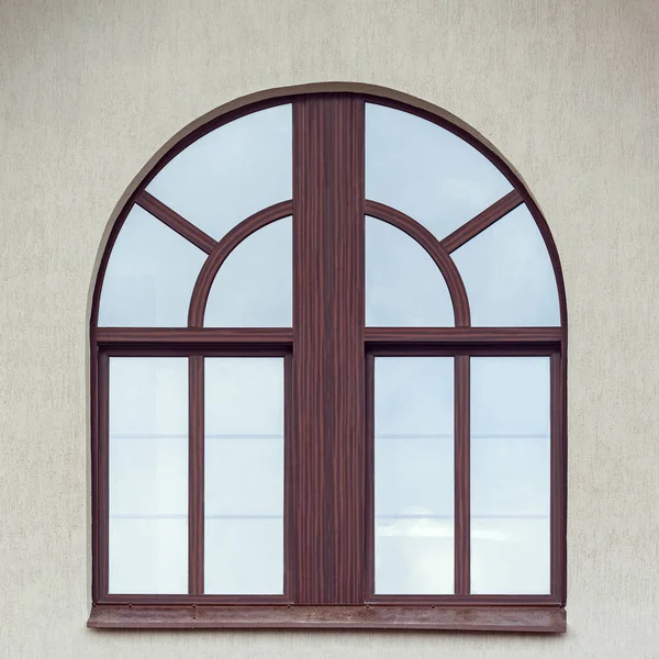 Okno Nowego Domu Mieszkalnego — Zdjęcie stockowe