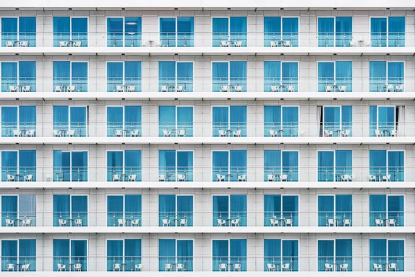 Balkons Ramen Van Het Nieuwe Appartementencomplex — Stockfoto
