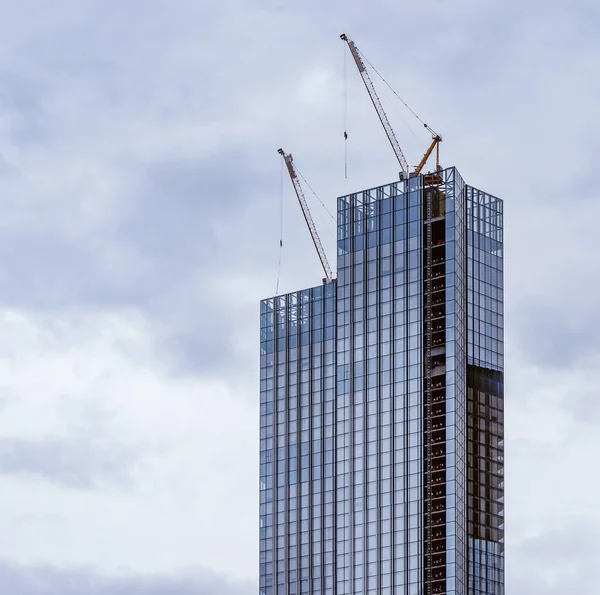 View of the construction site of the office building. — Stock Photo, Image