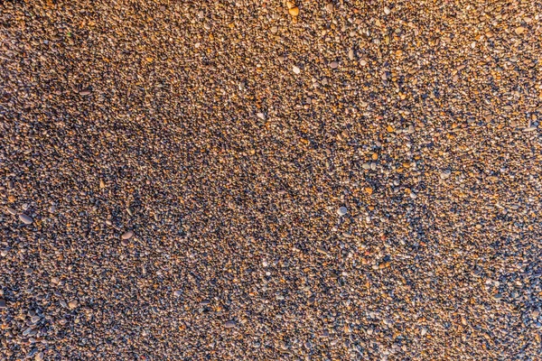 Мелкие Камни Пляже Закате — стоковое фото