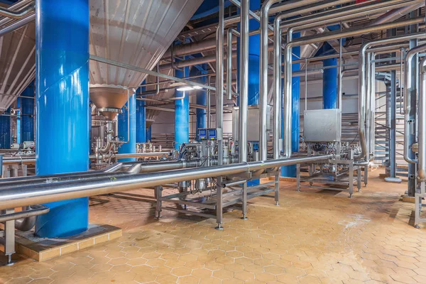 Equipment Brewing Beer Territory Brewing Company — Stock Photo, Image