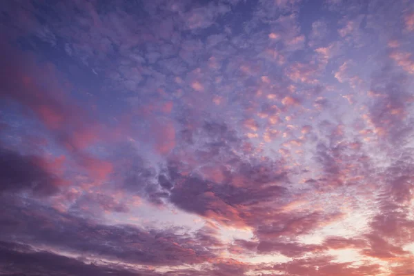 Paysage Nuageux Incroyable Sur Ciel Coucher Soleil Après Pluie — Photo