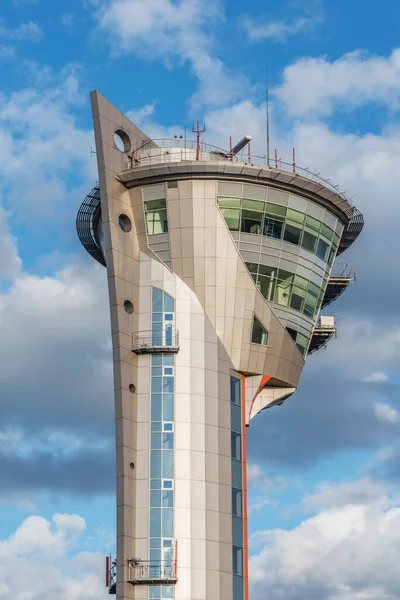 Moscow Russia August 2015 Exterior Control Tower Sheremetyevo International Airport — Stock Photo, Image