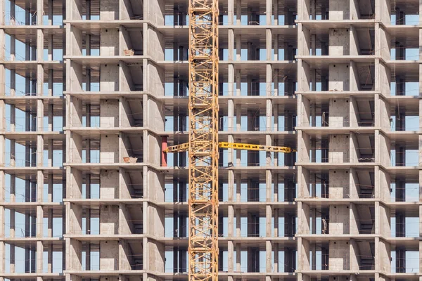 View Construction Site Sunset Time — Stock Photo, Image