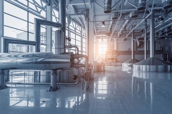 Equipment Brewing Beer Plant — Stock Photo, Image