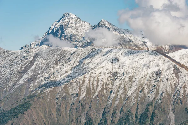 View Mountain Tops Roza Peak Viewpoint Caucasus Russia — Stock Photo, Image