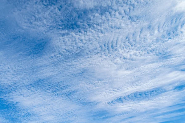 Wolken Blauen Himmel Wolkendecke Bei Tag — Stockfoto