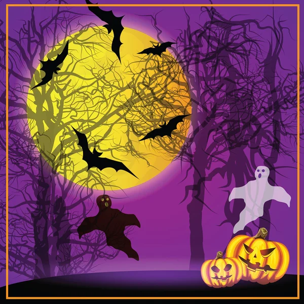 Halloween sfondo . — Vettoriale Stock