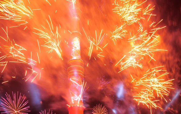 Opening of the Moscow festival "Circle of the light". — Stock Photo, Image