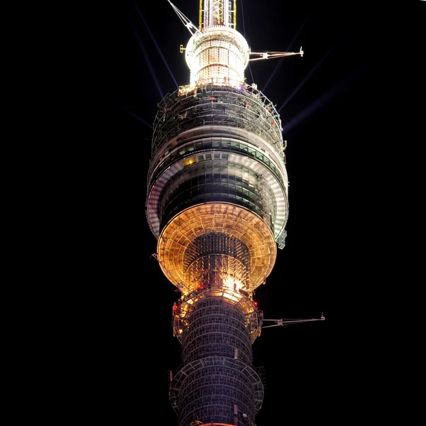 Ostankino television tower in Moscow, Russia. — Stock Photo, Image