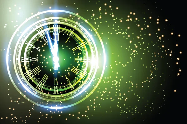 Eski saat tatil ışıklar.