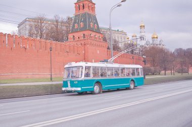 Retro troleybüs.