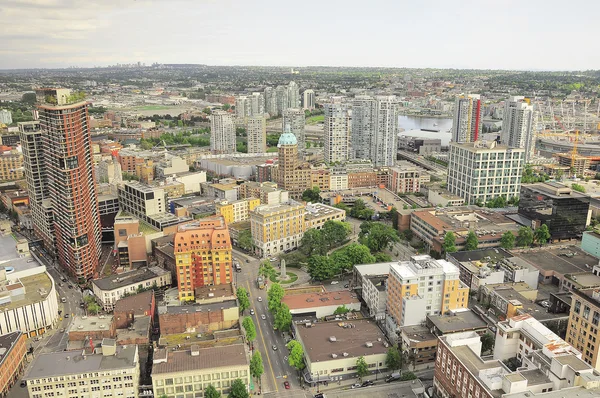 Вид с воздуха на центр города . — стоковое фото
