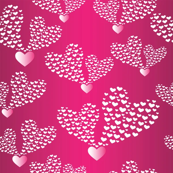 Abstract seamless background to the Valentine 's day . — стоковый вектор