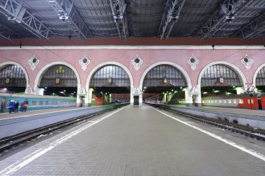 Railway station in Moscow.