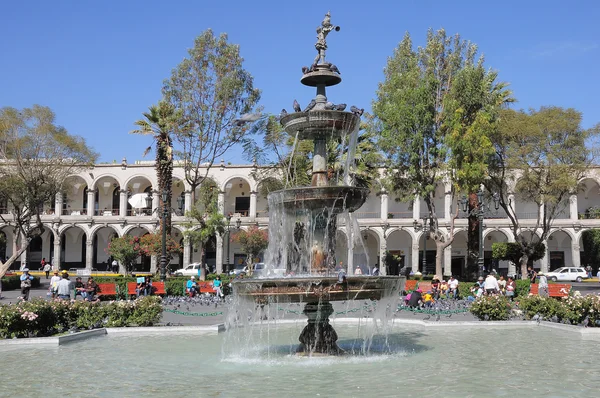 Plaza de Armas, Arequipa, Peru. — Stockfoto