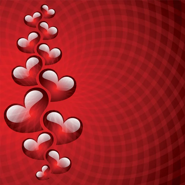 Contexte abstrait de la Saint-Valentin . — Image vectorielle