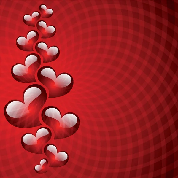 Abstracte achtergrond van de Valentine's Day. — Stockvector