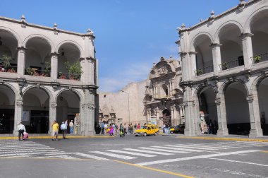 Plaza de Armas: Arequipa, Peru bir parçası.