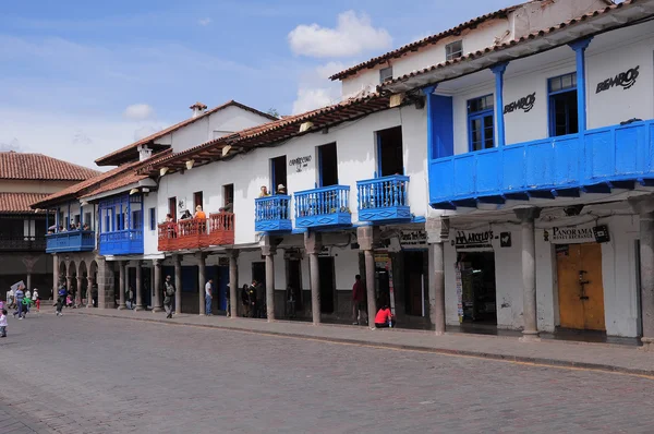 Plaza de armas, em Cusco, peru. — Fotografia de Stock