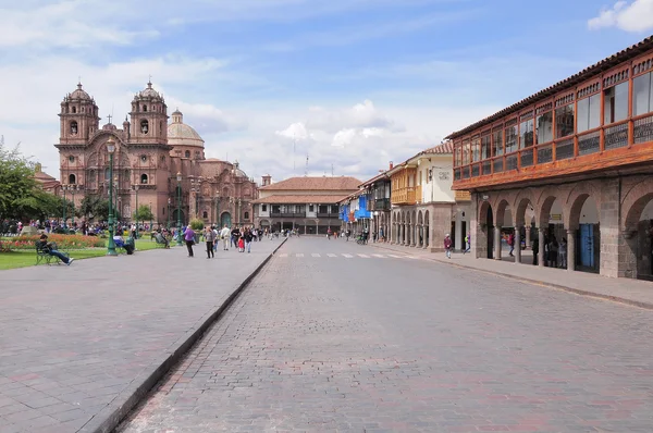 Plaza de Armas, Cuzco, Perú . — Foto de Stock