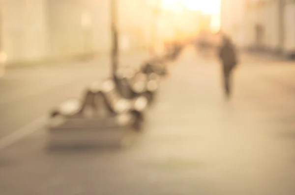 Blurred silhouette of the man. — Stock Photo, Image