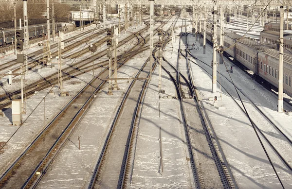 Grote stad station. — Stockfoto