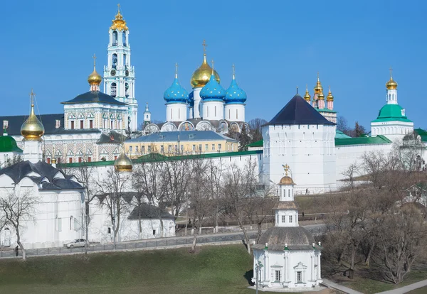 Trinity Sergius Lavra Sergiev Posad görünümünü. — Stok fotoğraf