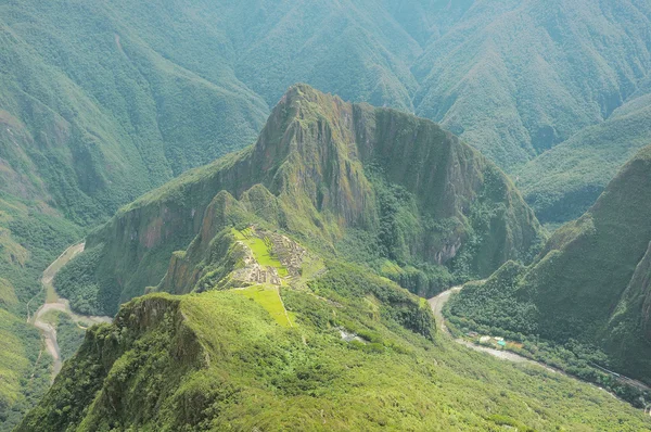 Adembenemend uitzicht van Machu Picchu Berg. — Stockfoto