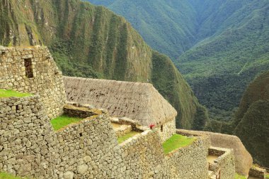 Machu Picchu sokaklarında. 