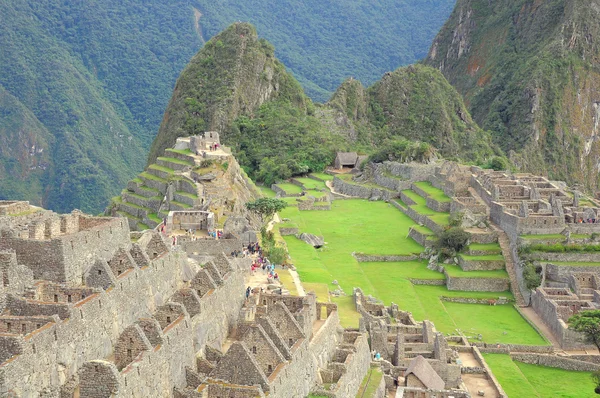 Op de straten van Machu Picchu. — Stockfoto