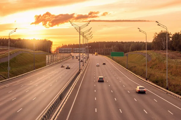 View of the new highway. — Stock Photo, Image