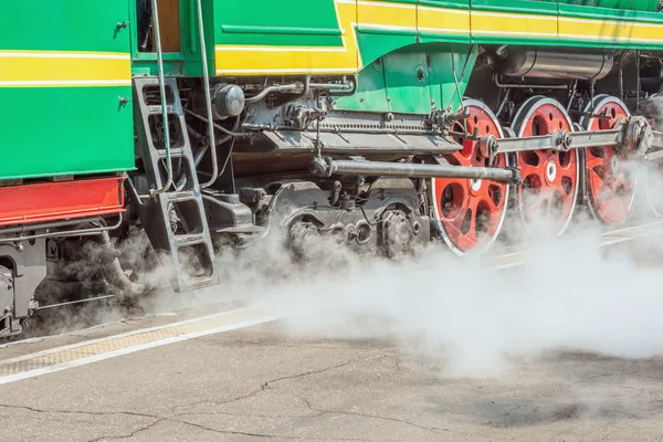 Locomotora de vapor retro . —  Fotos de Stock