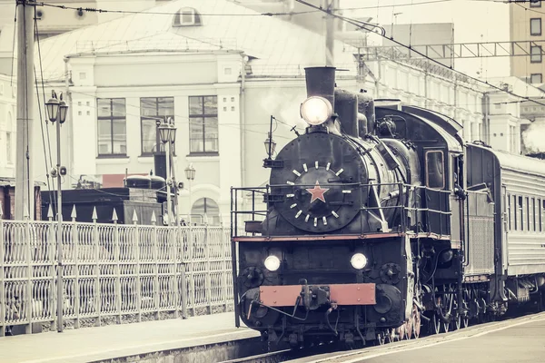 Tren de vapor retro . —  Fotos de Stock